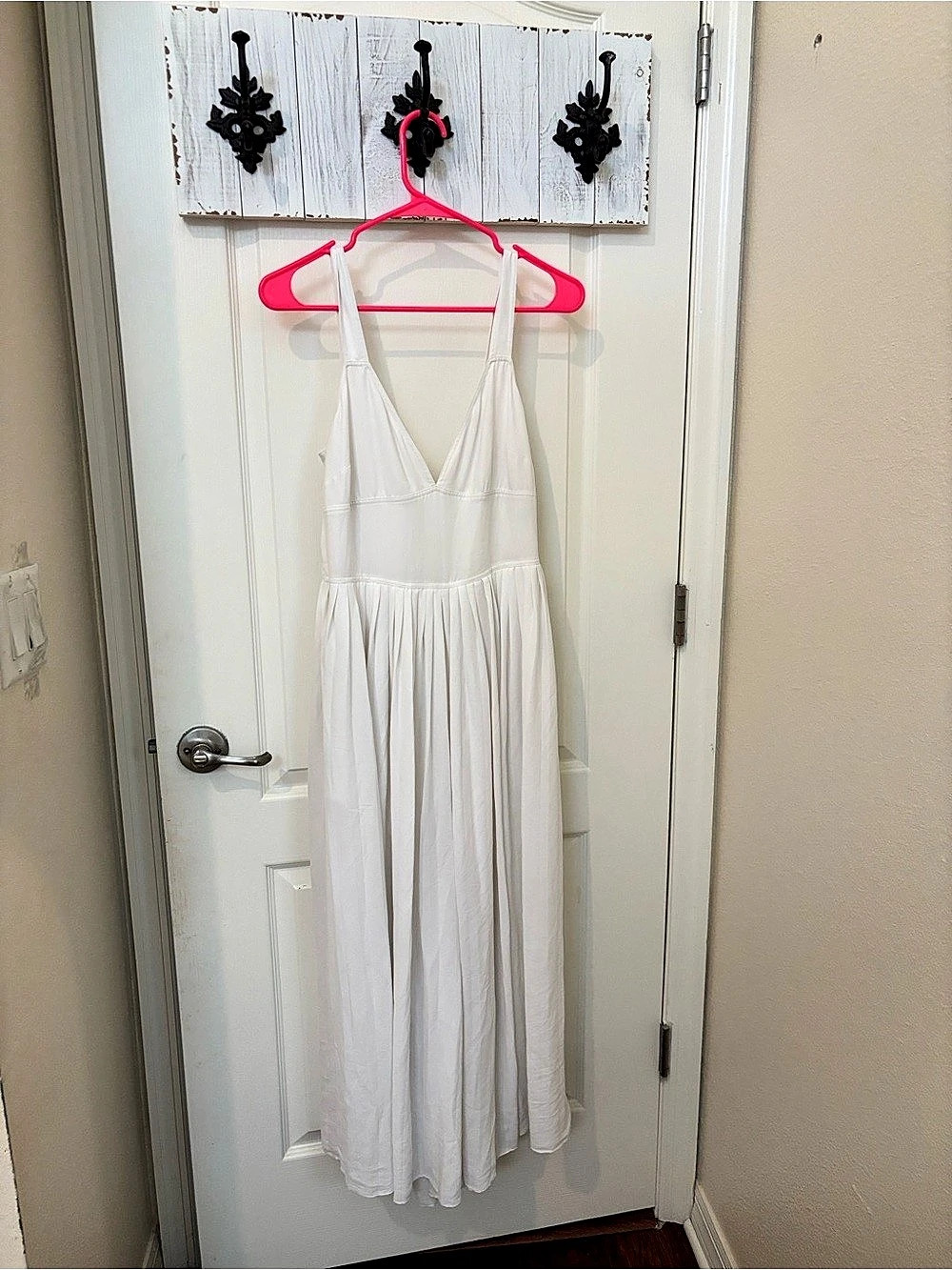 Vince Women's Maxi jumosuit in White Size 8